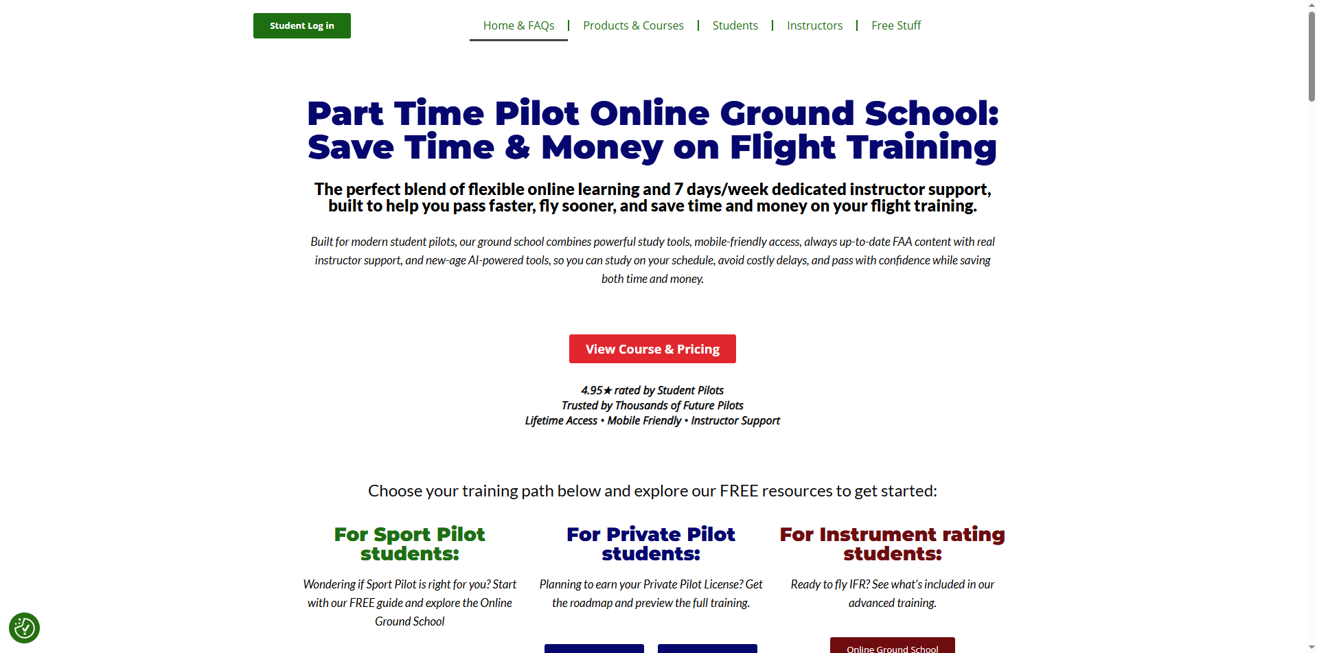 The best online ground school for student pilots in 2026.