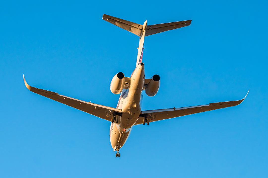 NetJets Cessna Citation Longitude registration  on final approach at Washington Dulles International Airport (IAD/KIAD) photographed by  on 12/21/2025