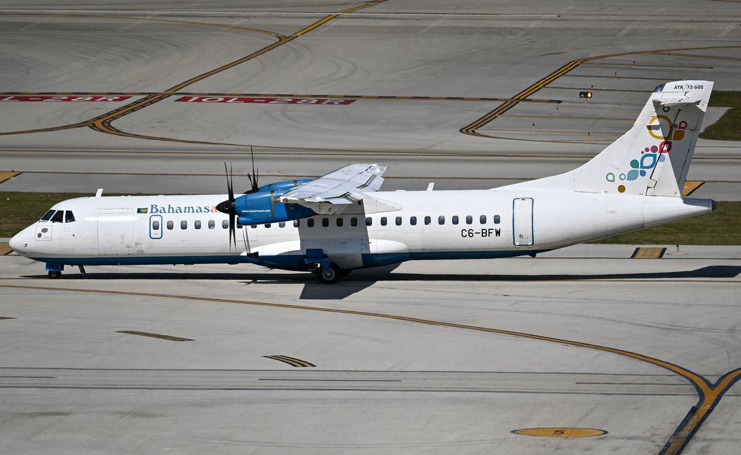 Photo of C6-BFW - Bahamasair ATR 72-600 at FLL on AeroXplorer Aviation Database