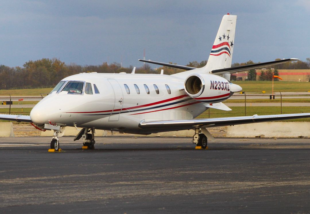 Photo of N233XL - PRIVATE Cessna Citation 560 Excel at CVG on AeroXplorer Aviation Database Photo of N233XL - PRIVATE Cessna Citation 560 Excel at CVG on AeroXplorer Aviation Database