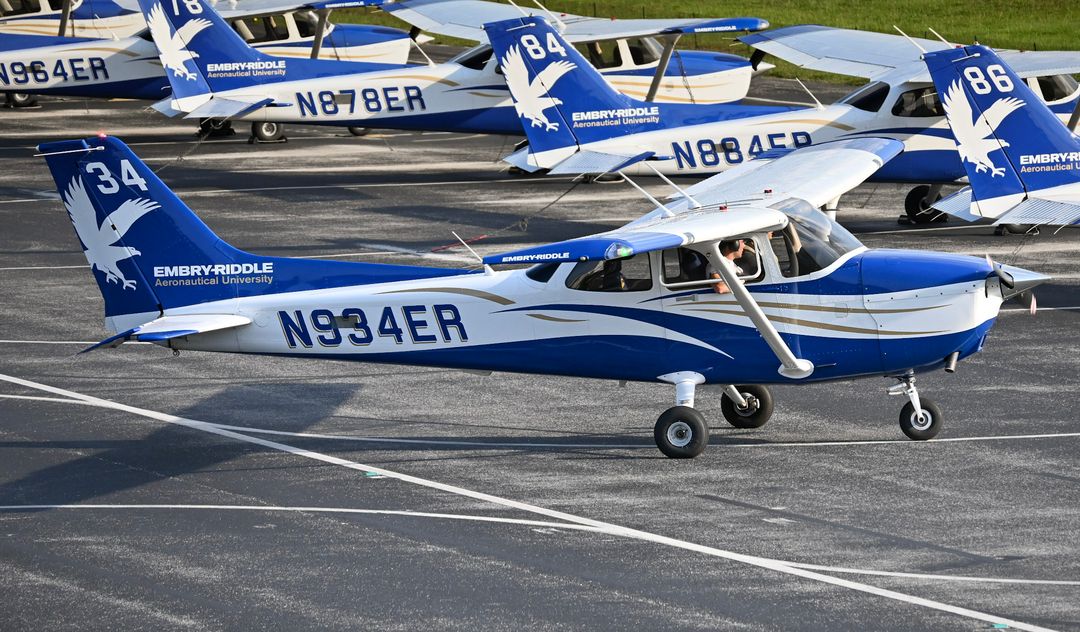 Photo of N934ER - Embry-Riddle Aeronautical University Cessna 172 at DAB on AeroXplorer Aviation Database