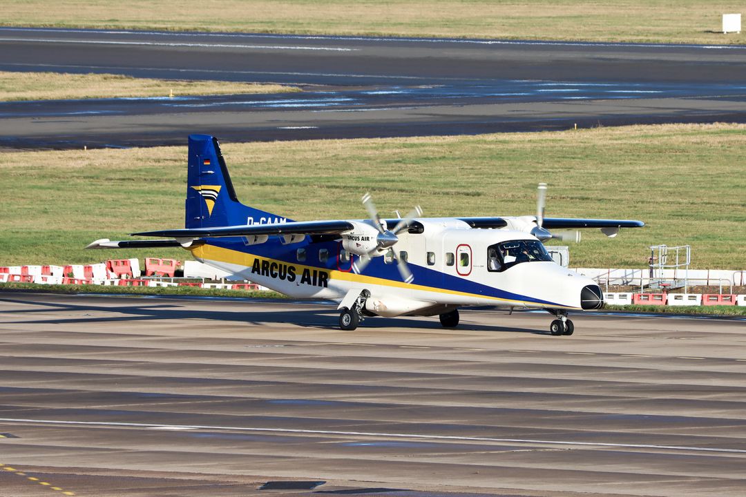 Photo of D-CAAM - ARCUS AIR Dornier 228-212 at BHX on AeroXplorer Aviation Database Photo of D-CAAM - ARCUS AIR Dornier 228-212 at BHX on AeroXplorer Aviation Database