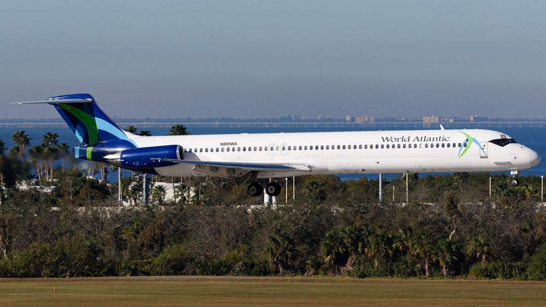Photo of N805WA - World Atlantic Airlines McDonnell Douglas MD-83 at TPA on AeroXplorer Aviation Database