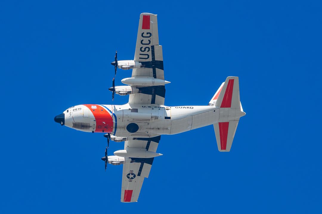 USCG - United States Coast Guard Lockheed C-130H Hercules registration  on final approach at Oceana Naval Air Station (Apollo Soucek Field) (NTU/KNTU) photographed by  on 03/31/2026
