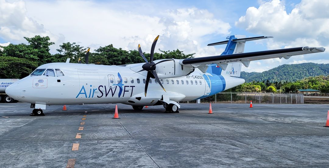 Photo of RP-C4202 - AirSWIFT ATR 42-600 at ENI on AeroXplorer Aviation Database Photo of RP-C4202 - AirSWIFT ATR 42-600 at ENI on AeroXplorer Aviation Database