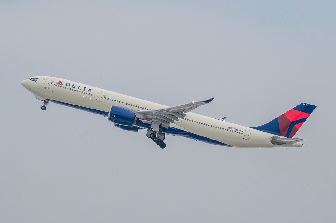 Delta Airlines Airbus A330-900 registration  on final approach at John F. Kennedy International Airport (JFK/KJFK) photographed by  on 02/15/2026