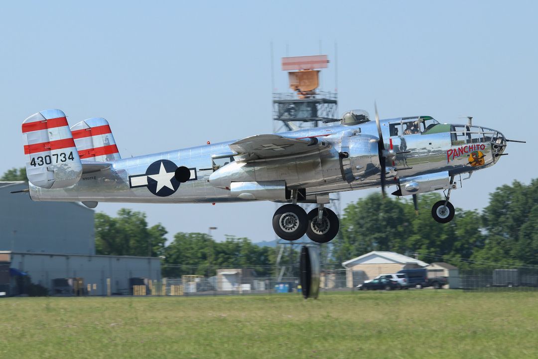 Photo of N9079Z - PRIVATE North American B-25 Mitchell at RDG on AeroXplorer Aviation Database Photo of N9079Z - PRIVATE North American B-25 Mitchell at RDG on AeroXplorer Aviation Database