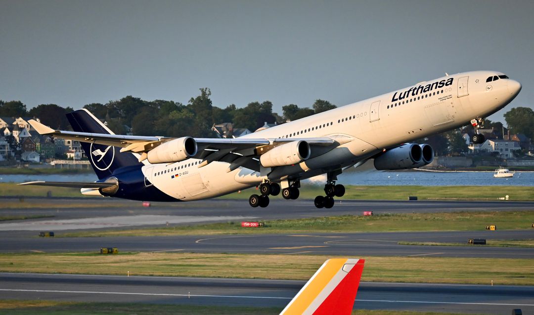 Photo of D-AIGU - Lufthansa Airbus A340-300 at BOS on AeroXplorer Aviation Database