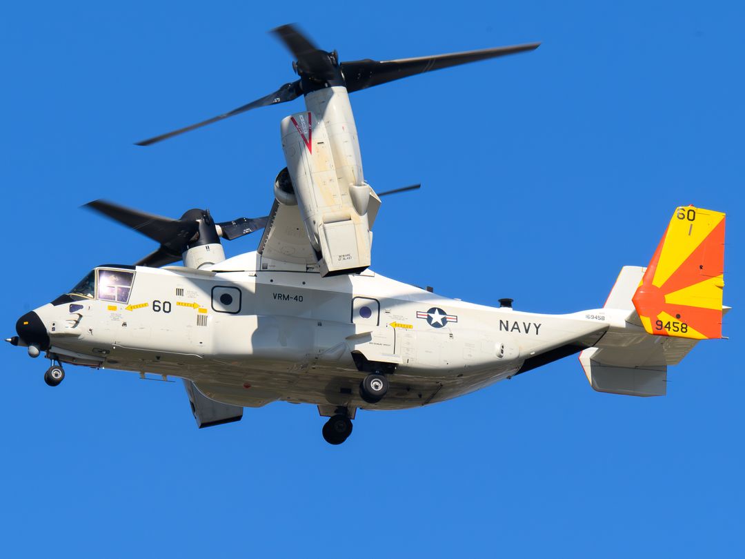 Photo of 169458 - USN - United States Navy Bell Boeing CMV-22 Osprey at NZY on AeroXplorer Aviation Database