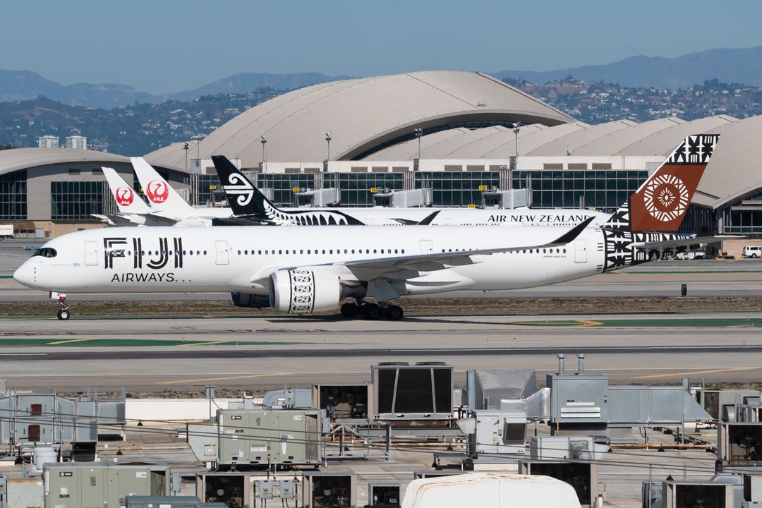 Photo of DQ-FAI - Fiji Airways Airbus A350-900 at LAX on AeroXplorer Aviation Database