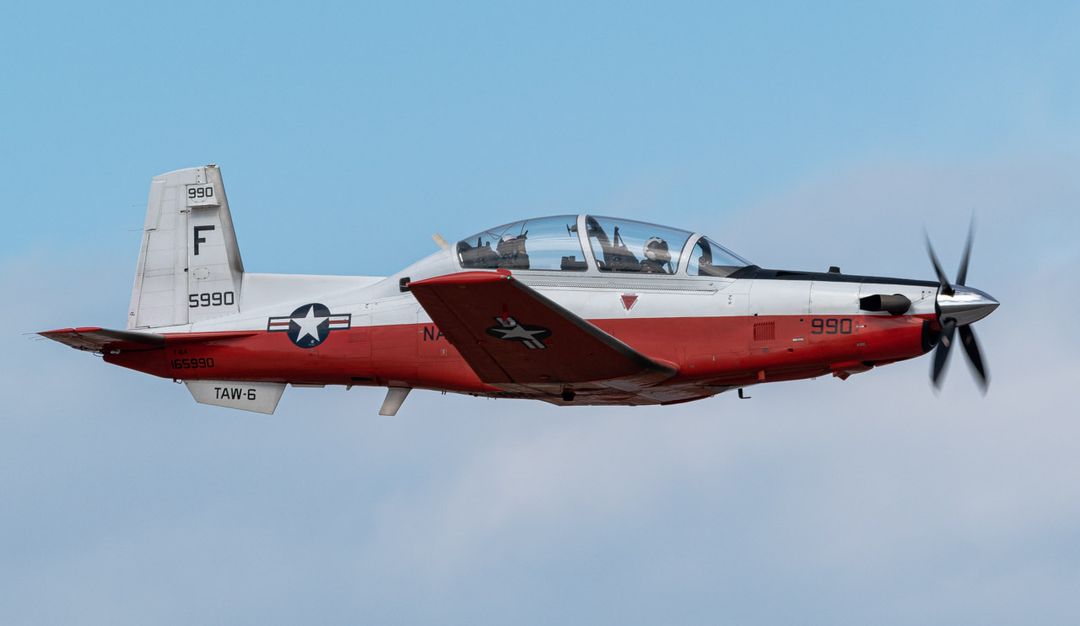 Photo of 165990 - US Navy Beechcraft T-6 Texan II at PNA on AeroXplorer Aviation Database
