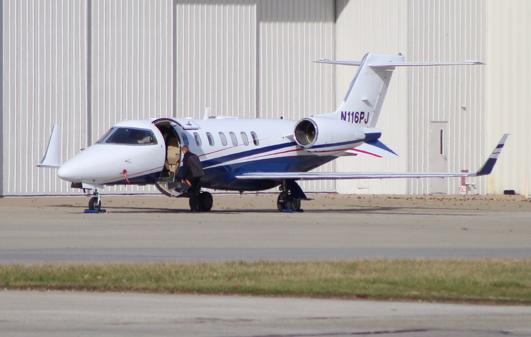Photo of N116PJ - PRIVATE Learjet 45 at LUK on AeroXplorer Aviation Database Photo of N116PJ - PRIVATE Learjet 45 at LUK on AeroXplorer Aviation Database