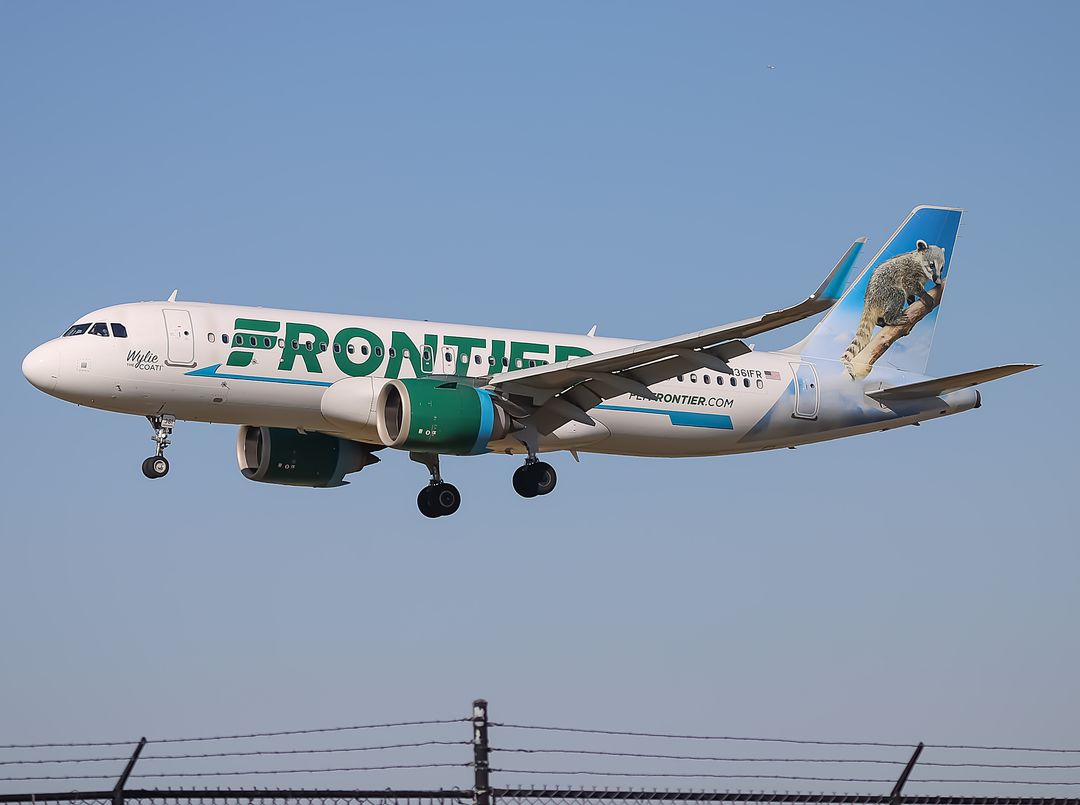 Photo of N361FR - Frontier Airlines Airbus A320NEO at PHL on AeroXplorer Aviation Database Photo of N361FR - Frontier Airlines Airbus A320NEO at PHL on AeroXplorer Aviation Database