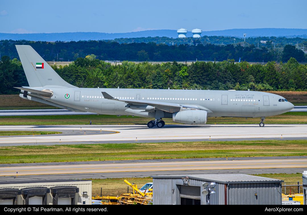 Photo of 1300 - UAE - Airforce Airbus A330-200 at IAD on AeroXplorer Aviation Database