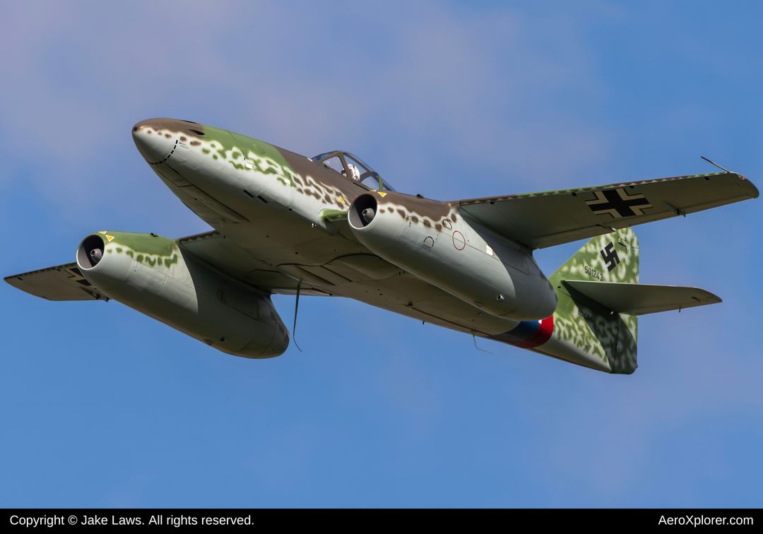 Photo of N262MF - PRIVATE Messerschmitt ME-262 Schwalbe at RDG on AeroXplorer Aviation Database