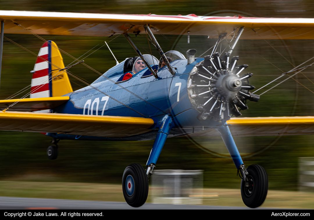 Photo of N9782H - PRIVATE Boeing Stearman at EZF on AeroXplorer Aviation Database