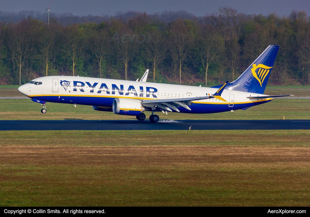 Photo of EI-HGN - RyanAir Boeing 737 MAX 8 at EIN on AeroXplorer Aviation Database Photo of EI-HGN - RyanAir Boeing 737 MAX 8 at EIN on AeroXplorer Aviation Database
