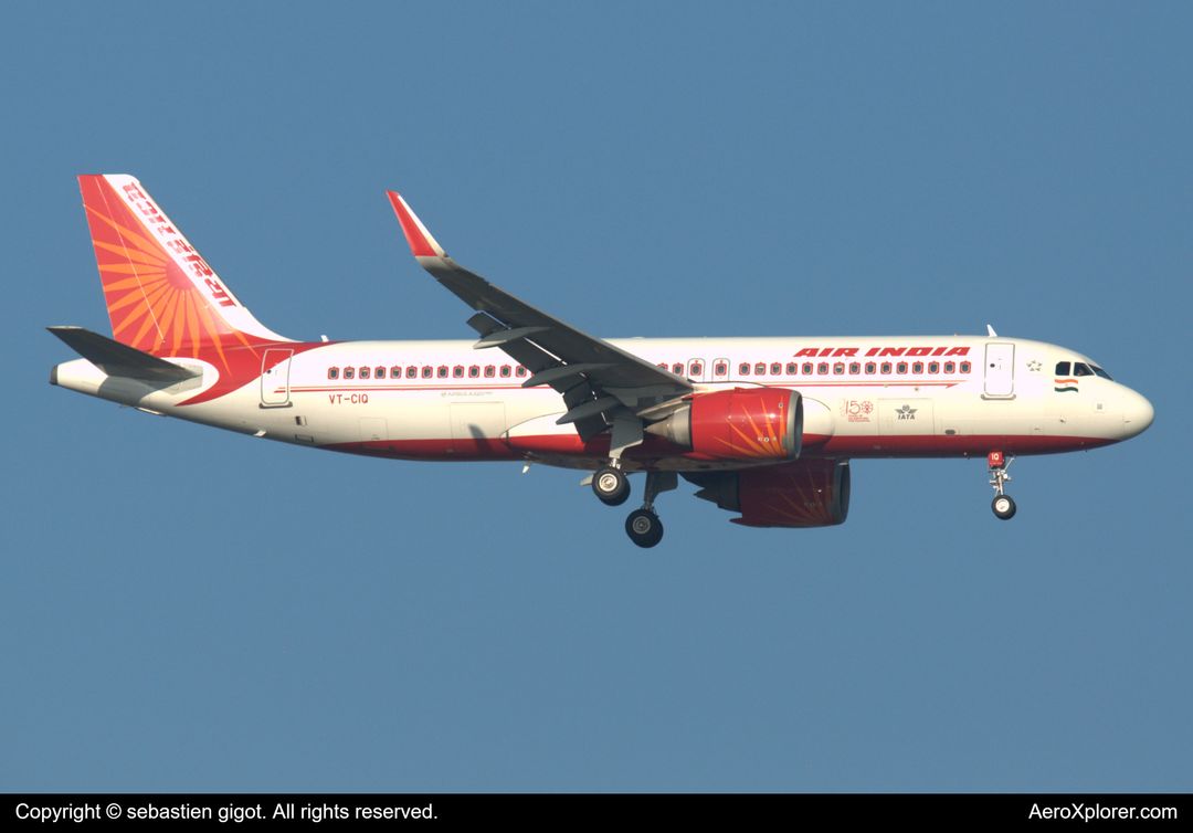 Photo of VT-CIQ - Air India Airbus A320NEO at BKK on AeroXplorer Aviation Database Photo of VT-CIQ - Air India Airbus A320NEO at BKK on AeroXplorer Aviation Database