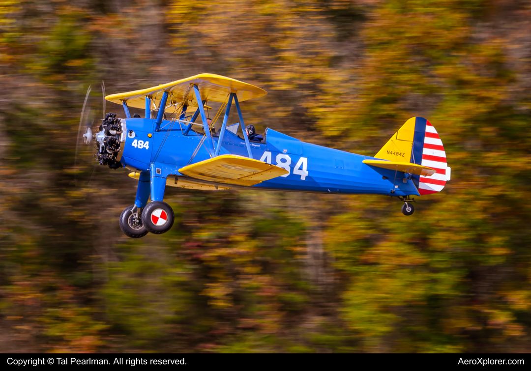Photo of N4484Z - PRIVATE Boeing Stearman at 3VA3 on AeroXplorer Aviation Database