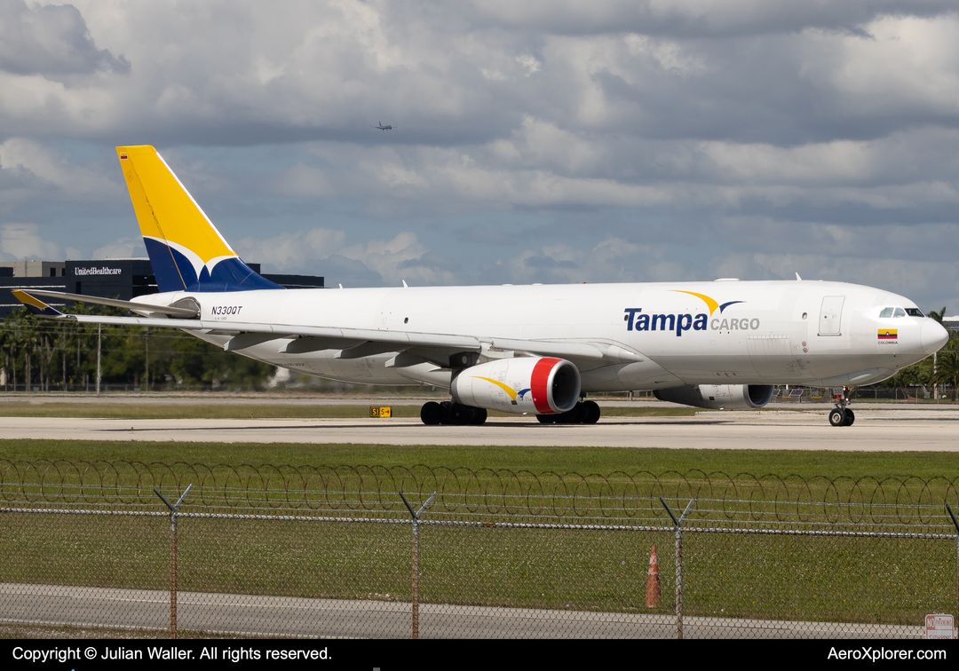 Photo of N330QT - Tampa Cargo Airbus A330-200F at MIA on AeroXplorer Aviation Database Photo of N330QT - Tampa Cargo Airbus A330-200F at MIA on AeroXplorer Aviation Database