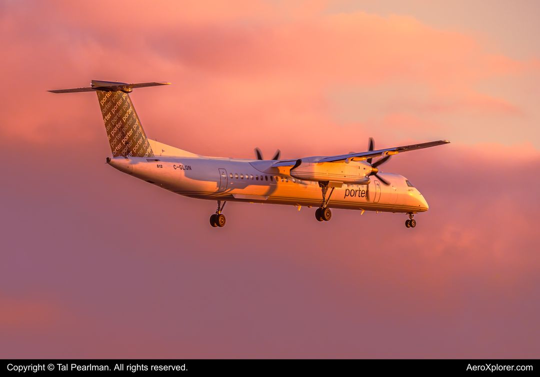 Photo of C-GLQN - Porter Airlines De Havilland Dash-8 q400 at EWR on AeroXplorer Aviation Database
