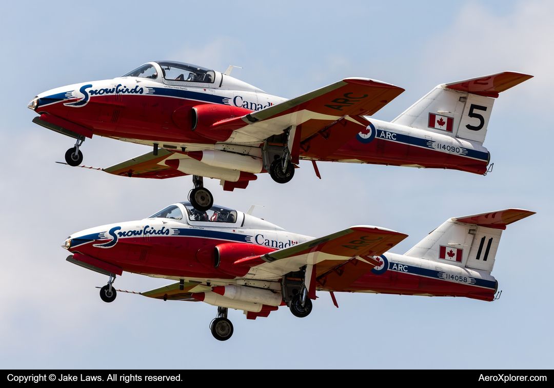 Photo of 114090 - RCAF - Royal Canadian Air Force Canadair CT-114 Tutor at LBE on AeroXplorer Aviation Database