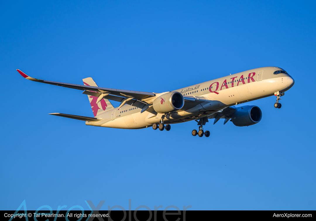 Photo of A7-AME - Qatar Airways Airbus A350-900 at IAD on AeroXplorer Aviation Database