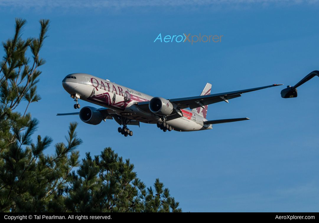 Photo of A7-BEL - Qatar Airways Boeing 777-300ER at IAD on AeroXplorer Aviation Database Photo of A7-BEL - Qatar Airways Boeing 777-300ER at IAD on AeroXplorer Aviation Database