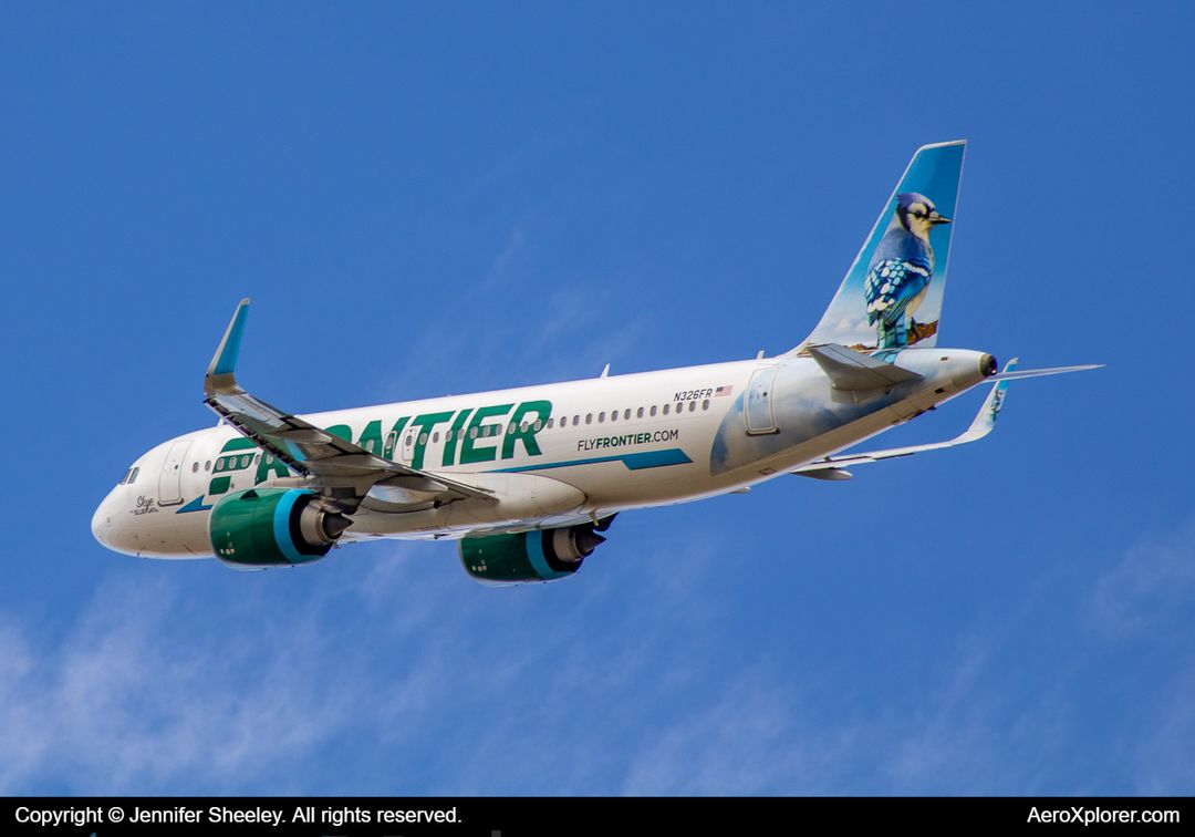 Photo of N326FR - Frontier Airlines Airbus A320neo at KDEN on AeroXplorer Aviation Database Photo of N326FR - Frontier Airlines Airbus A320neo at KDEN on AeroXplorer Aviation Database