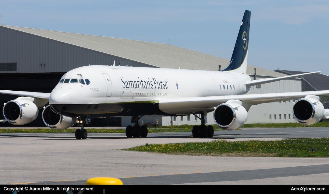 Photo of N782SP - Samaritan\'s Purse Douglas DC-8 at YYZ on AeroXplorer Aviation Database Photo of N782SP - Samaritan\'s Purse Douglas DC-8 at YYZ on AeroXplorer Aviation Database