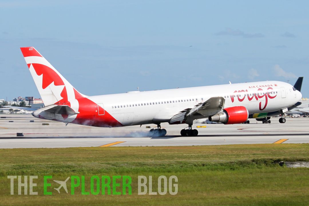 Photo of C-GHLK - Air Canada Rouge Boeing 767-300ER at FLL on AeroXplorer Aviation Database Photo of C-GHLK - Air Canada Rouge Boeing 767-300ER at FLL on AeroXplorer Aviation Database