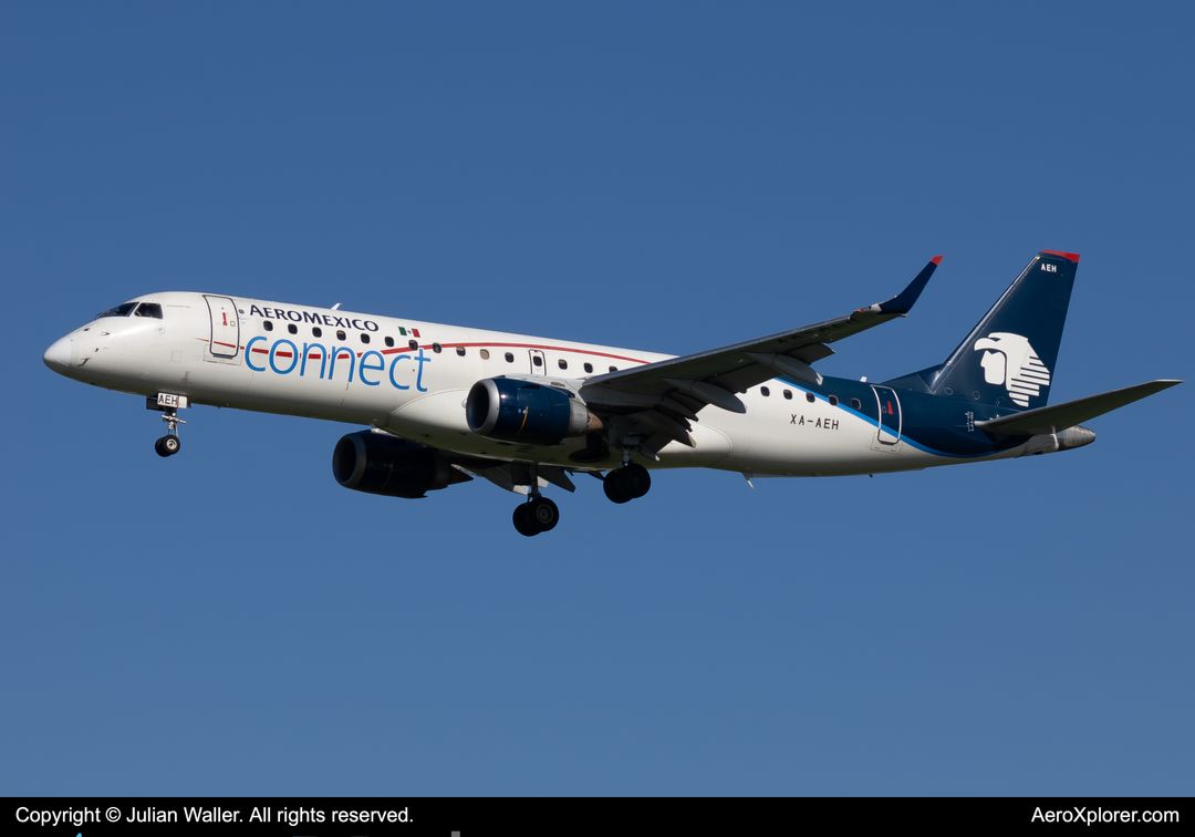 Photo of XA-AEH - Aeromexico Connect Embraer E190 at LAX on AeroXplorer Aviation Database Photo of XA-AEH - Aeromexico Connect Embraer E190 at LAX on AeroXplorer Aviation Database