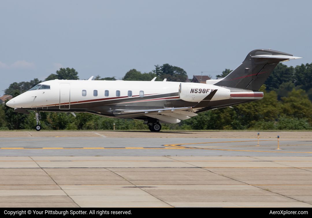 Photo of N598FX - Flexjet Bombardier Challenger 350 at AGC on AeroXplorer Aviation Database Photo of N598FX - Flexjet Bombardier Challenger 350 at AGC on AeroXplorer Aviation Database