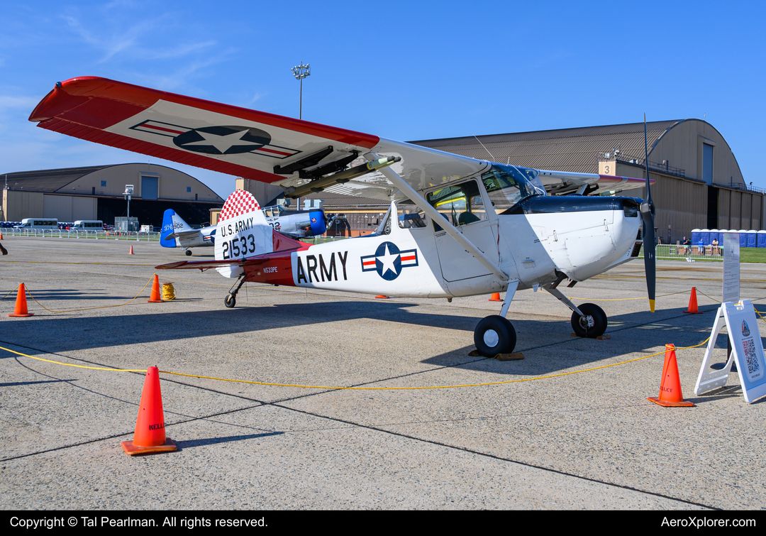 Photo of N533PE - PRIVATE CESSNA O-1 BIRD DOG at ADW on AeroXplorer Aviation Database