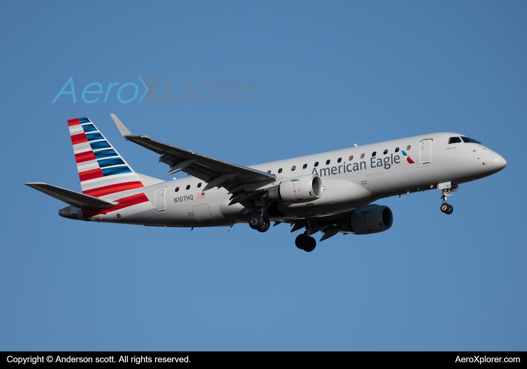Photo of N107HQ - American Airlines Embraer E175 at YYZ on AeroXplorer Aviation Database