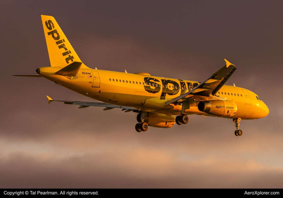Photo of N616NK - Spirit Airlines Airbus A320 at EWR on AeroXplorer Aviation Database