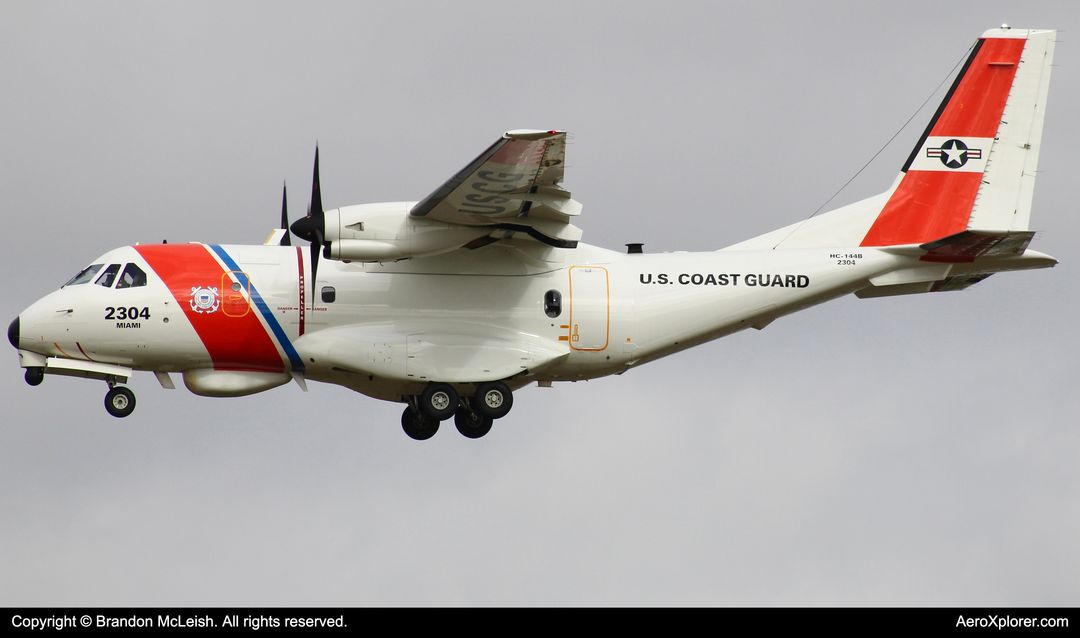 Photo of 2304 - USCG - United States Coast Guard CASA HC-144A Ocean Sentry at DAB on AeroXplorer Aviation Database