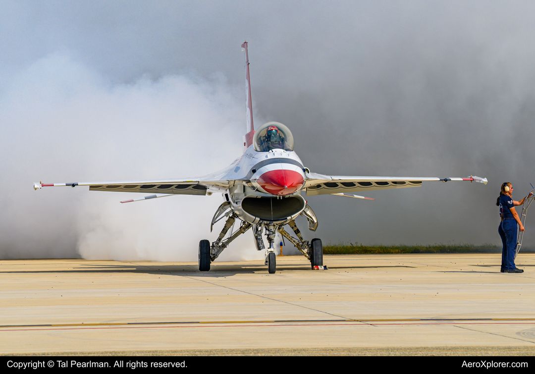 Photo of 92-3888 - USAF - United States Air Force General Dynamics F-16 Fighting Falcon at ADW on AeroXplorer Aviation Database