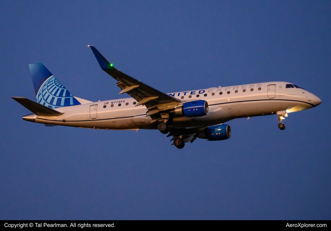 Photo of N773YX - United Express Embraer E175 at IAD on AeroXplorer Aviation Database