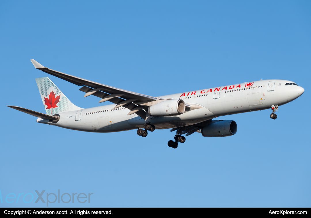 Photo of C-GHKX - Air Canada Airbus A330-300 at YYZ on AeroXplorer Aviation Database