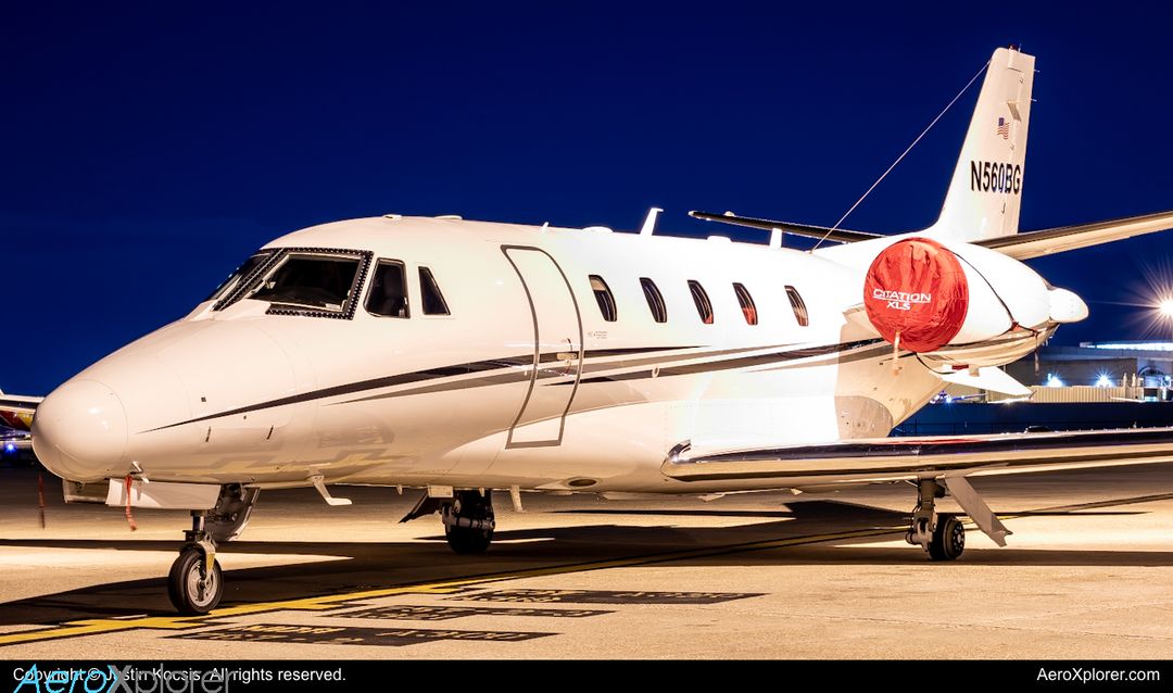 Photo of N560BG - PRIVATE Cessna Citation 560XL at TPA on AeroXplorer Aviation Database