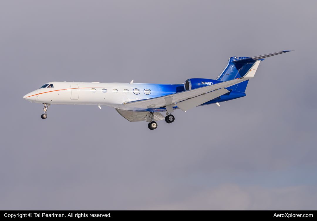 Photo of N340FL - PRIVATE Gulfstream V at BWI on AeroXplorer Aviation Database