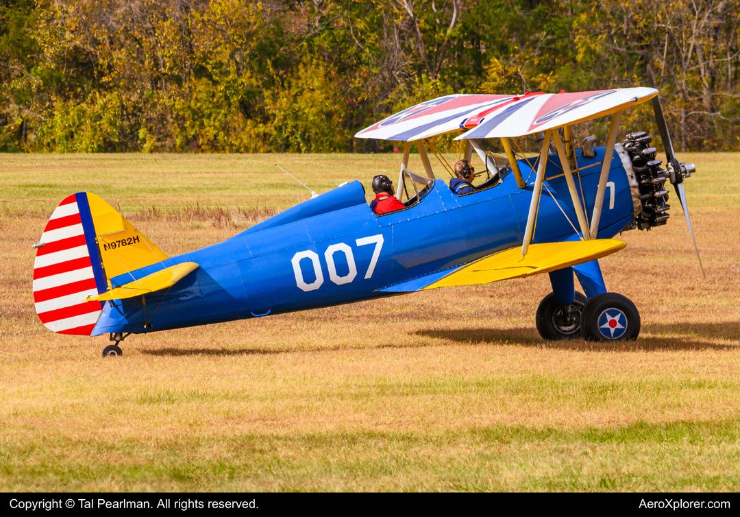 Photo of N9782H - PRIVATE Boeing Stearman at 3VA3 on AeroXplorer Aviation Database