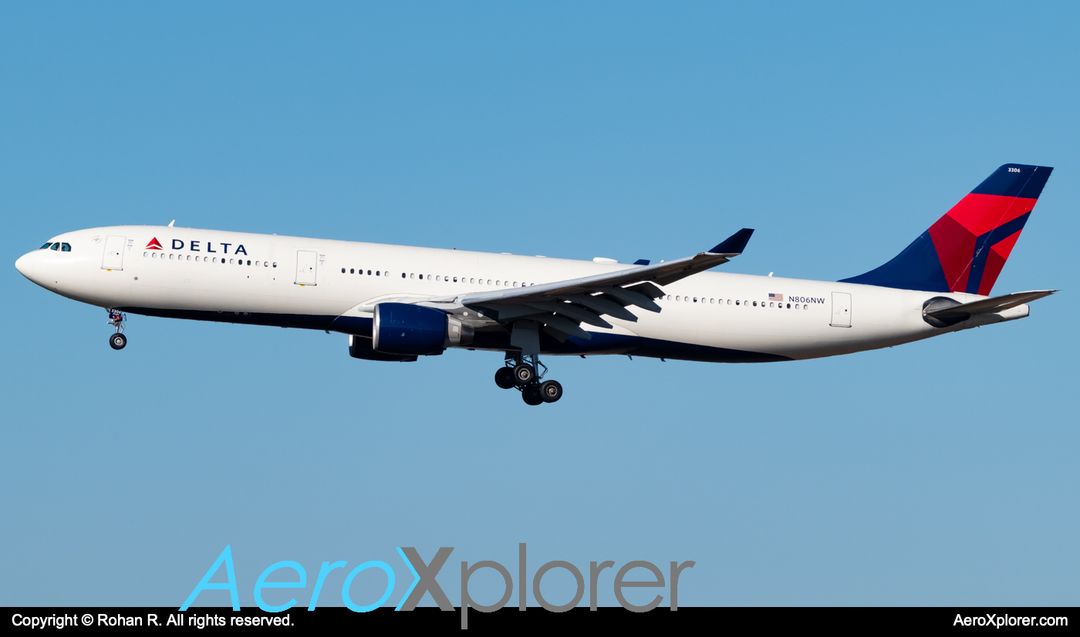 Photo of N806NW - Delta Airlines Airbus A330-300 at ATL on AeroXplorer Aviation Database Photo of N806NW - Delta Airlines Airbus A330-300 at ATL on AeroXplorer Aviation Database