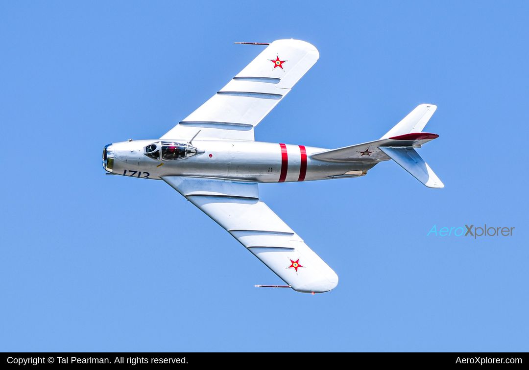 Photo of N1713P - PRIVATE Mikoyan-Gurevich MiG-17 at DOV on AeroXplorer Aviation Database Photo of N1713P - PRIVATE Mikoyan-Gurevich MiG-17 at DOV on AeroXplorer Aviation Database