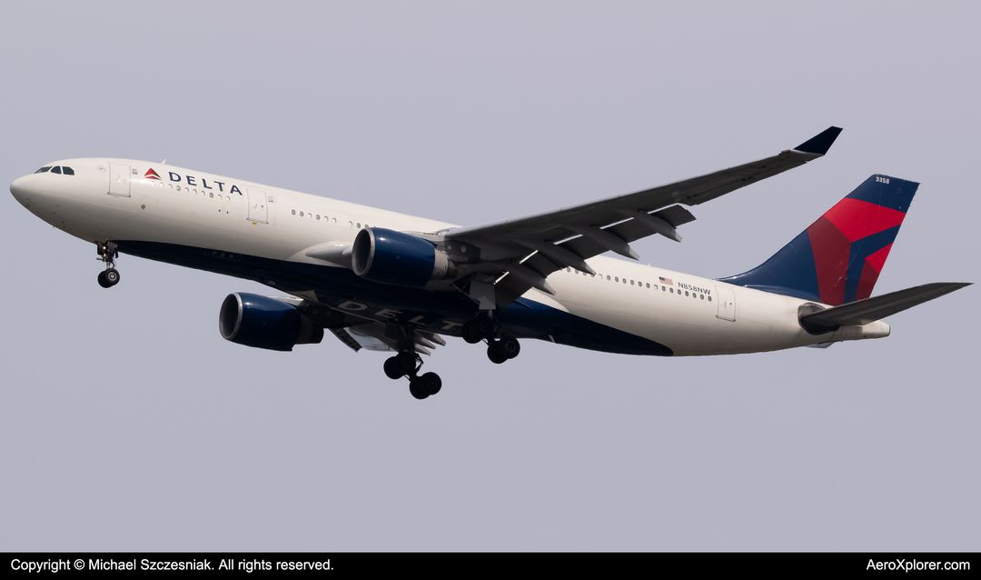 Photo of N858NW - Delta Airlines Airbus A330-200 at JFK on AeroXplorer Aviation Database Photo of N858NW - Delta Airlines Airbus A330-200 at JFK on AeroXplorer Aviation Database