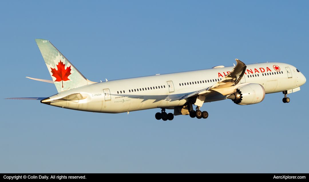 Photo of C-FNOH - Air Canada Boeing 787-9 at MCO on AeroXplorer Aviation Database Photo of C-FNOH - Air Canada Boeing 787-9 at MCO on AeroXplorer Aviation Database