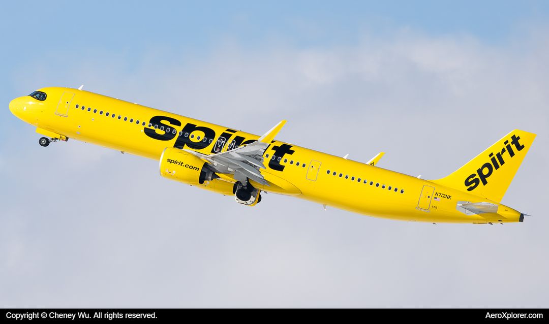 Photo of N712NK - Spirit Airlines Airbus A321NEO at DTW on AeroXplorer Aviation Database Photo of N712NK - Spirit Airlines Airbus A321NEO at DTW on AeroXplorer Aviation Database