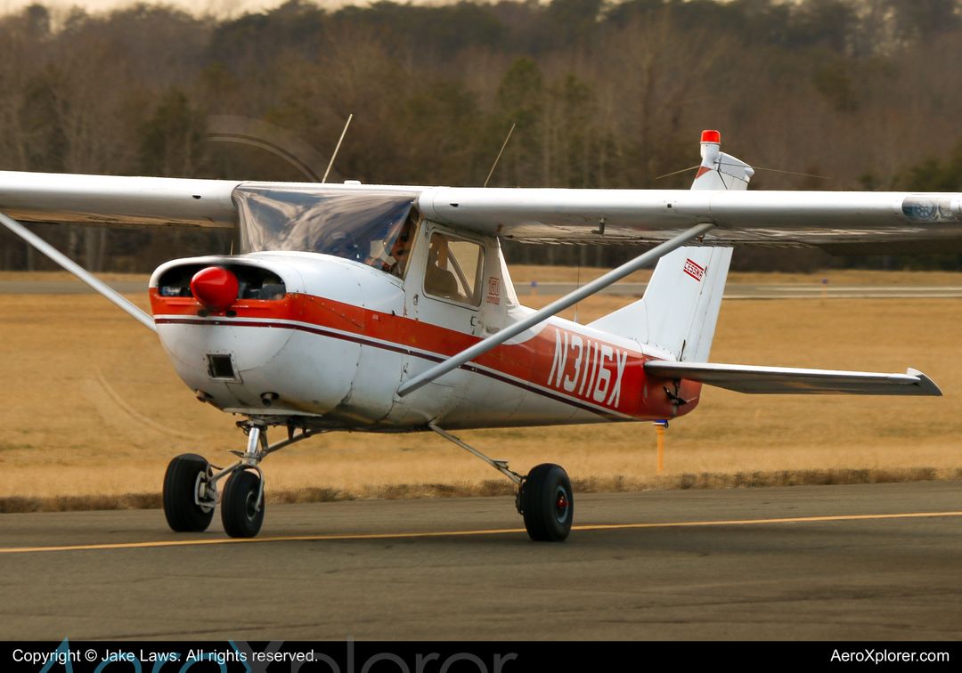 Photo of N3116X - PRIVATE Cessna 150 at KRMN on AeroXplorer Aviation Database Photo of N3116X - PRIVATE Cessna 150 at KRMN on AeroXplorer Aviation Database