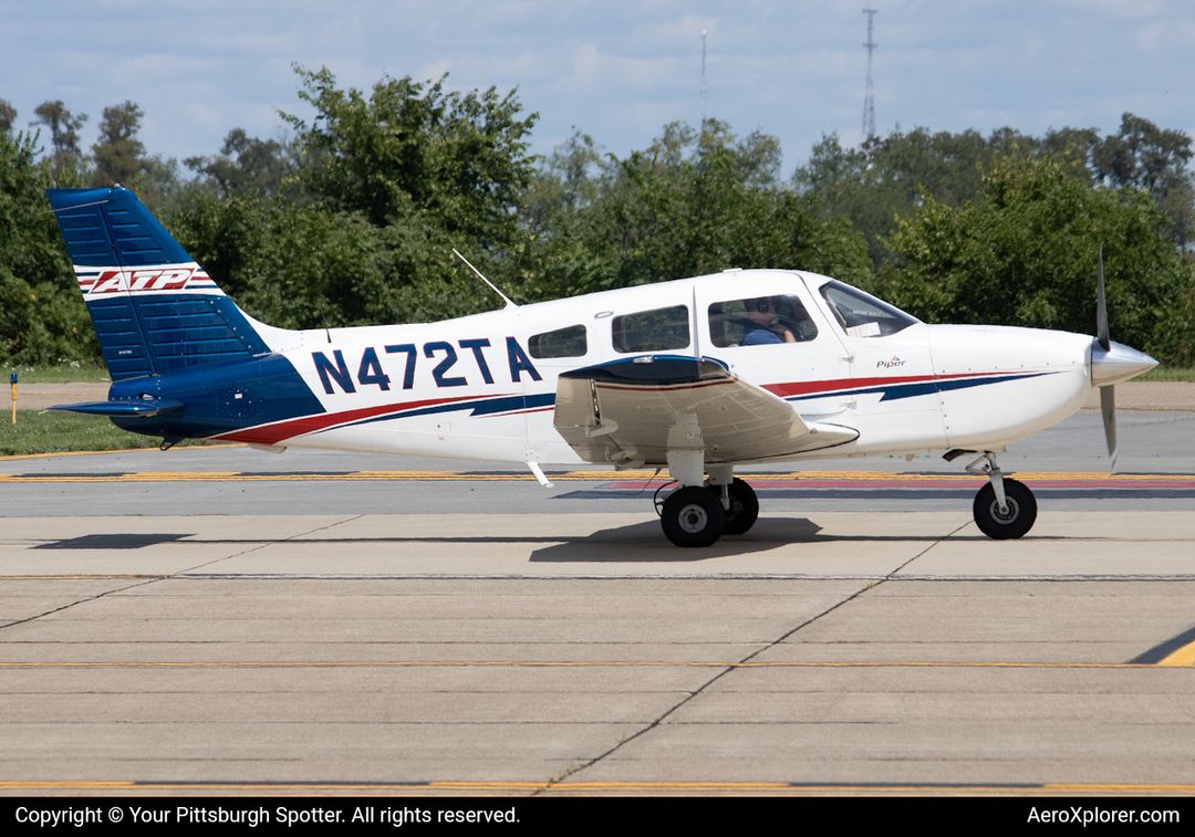 Photo of N472TA - Private Piper PA-28 at AGC on AeroXplorer Aviation Database Photo of N472TA - Private Piper PA-28 at AGC on AeroXplorer Aviation Database